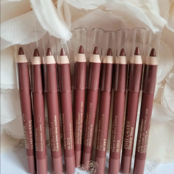 10 X Estee Lauder Double Wear Stay-in-Place Lip Pencil 08 Spice Travel Size - Picture 1 of 1